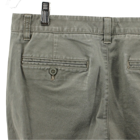 Bonobos Green Grey Washed Slim Fit Chino Pants Men's Size 32/32 Comfort Career - Picture 7 of 13